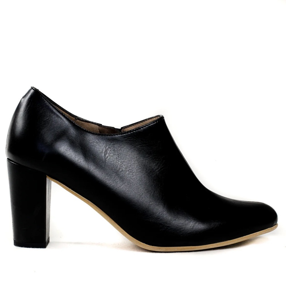 BHAVA London Block Heel Ankle Boots